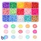 BeadTin Mixed Opaque 6mm Heishi Disc Polymer Clay Beads (Box/15 Colors)